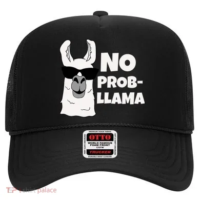 No Probllama Llama Problem Funny Hat
