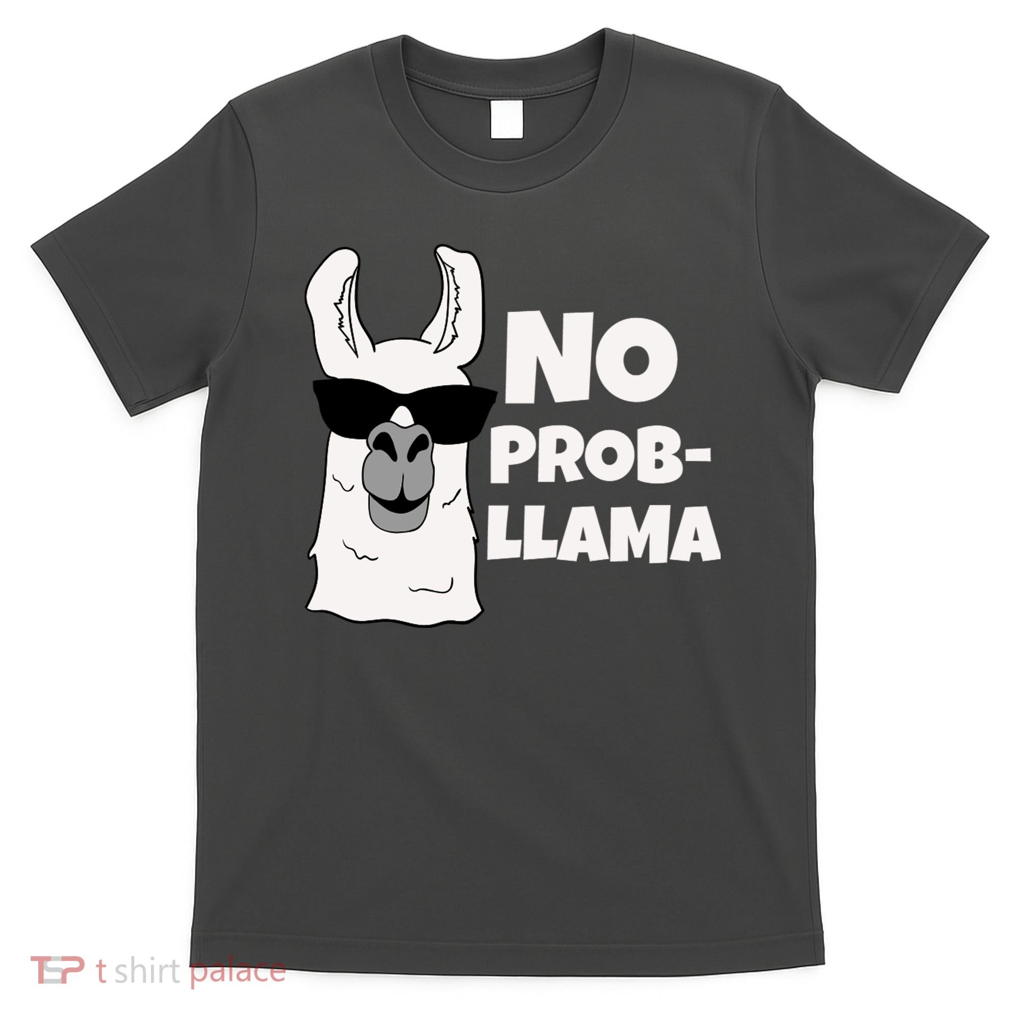 No Probllama Llama Problem Funny T-Shirt