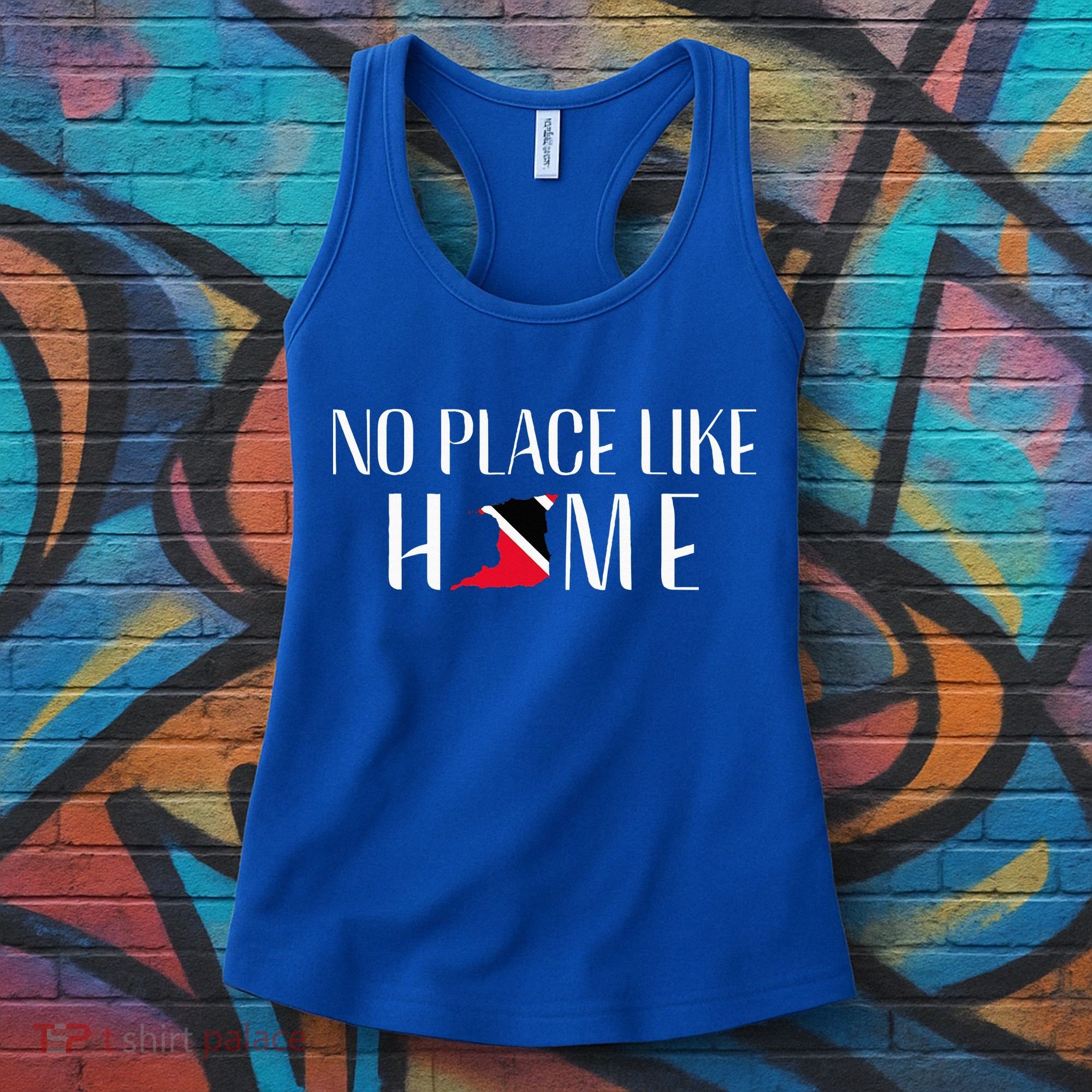 No Place Like Home Trinidad and Tobago Trini Patriotic Women's Tank Top