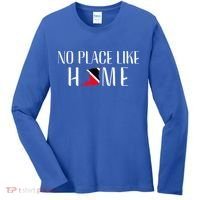 No Place Like Home Trinidad and Tobago Trini Patriotic Women's Long Sleeve Shirt thumb 0
