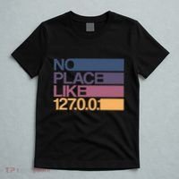 No Place Like 127.0.0.1 Localhost Geek T-Shirt thumb 5