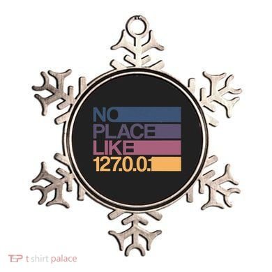 No Place Like 127.0.0.1 Localhost Geek Ornament