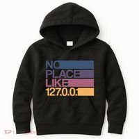 No Place Like 127.0.0.1 Localhost Geek Kids Hoodie thumb 0