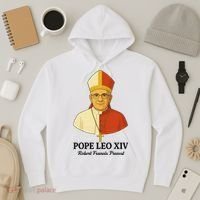 New Pope Leo XIV May 8th, 2025 Robert Francis Prevost Hoodie thumb 3