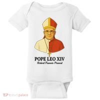 New Pope Leo XIV May 8th, 2025 Robert Francis Prevost Baby Bodysuit thumb 0
