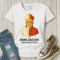 New Pope Leo XIV May 8th, 2025 Robert Francis Prevost Women's T-Shirt thumb 3