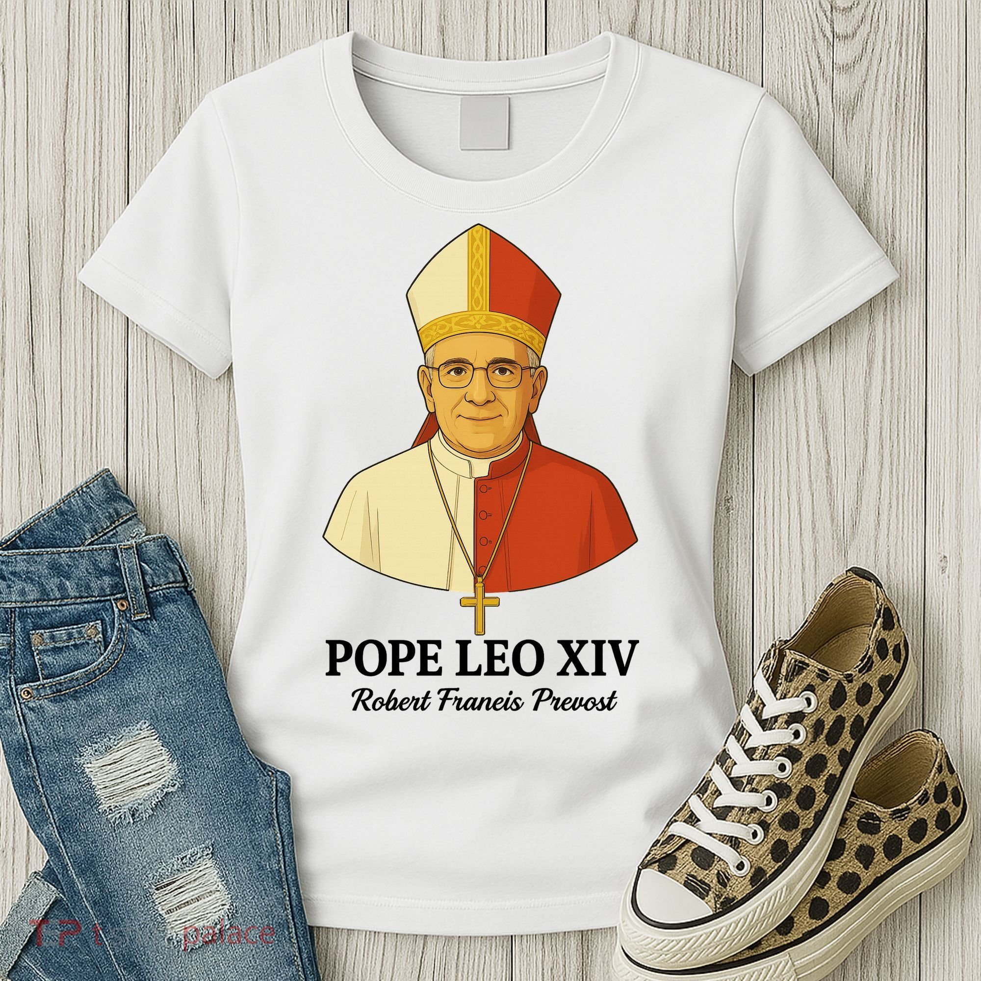 New Pope Leo XIV May 8th, 2025 Robert Francis Prevost Women's T-Shirt