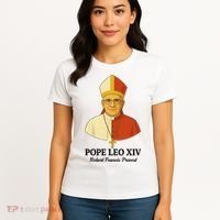 New Pope Leo XIV May 8th, 2025 Robert Francis Prevost Women's T-Shirt thumb 4