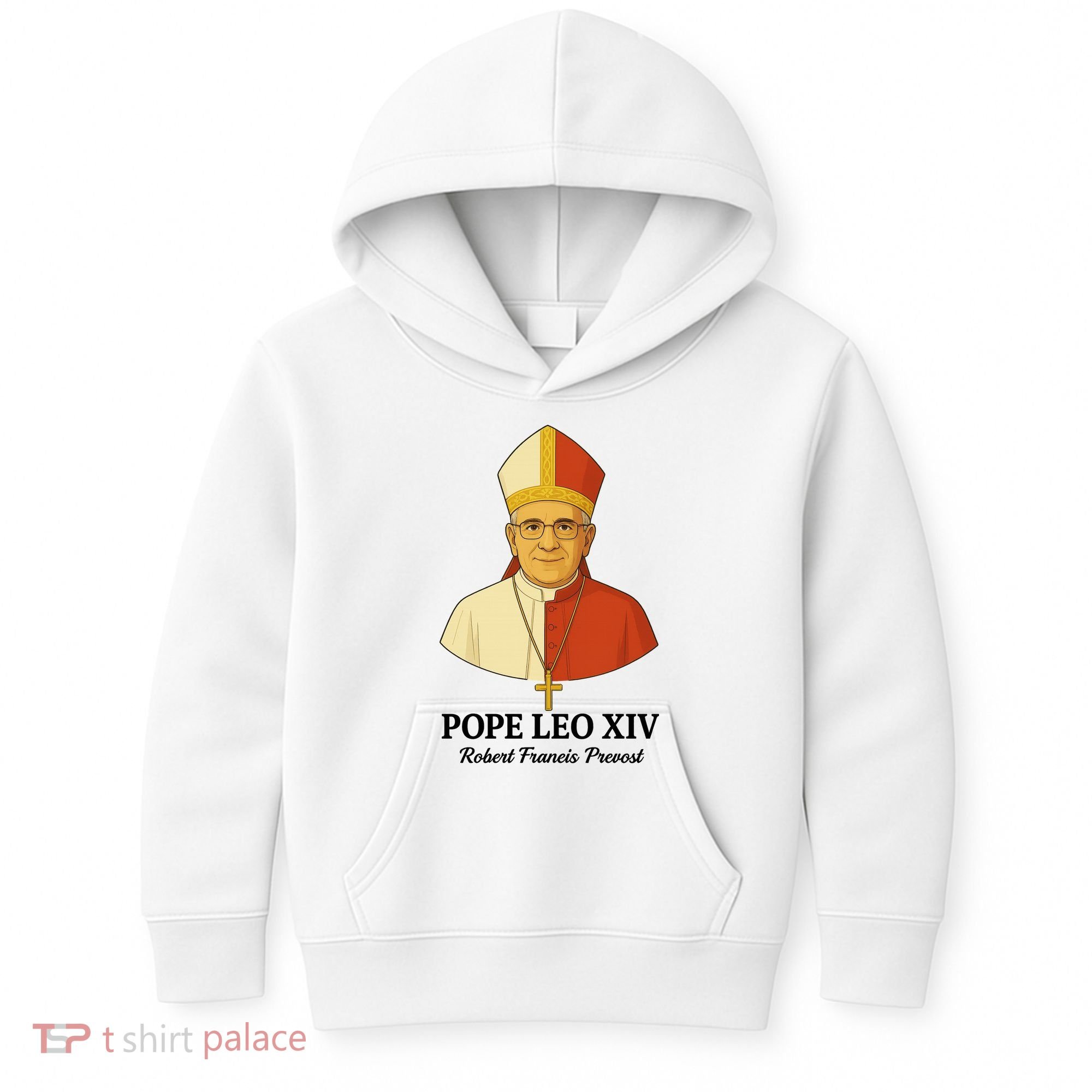 New Pope Leo XIV May 8th, 2025 Robert Francis Prevost Kids Hoodie