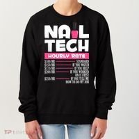 Nail Polish Manicurist Pedicurist Nail Artists Nail Tech Women's Sweatshirt thumb 0
