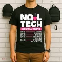 Nail Polish Manicurist Pedicurist Nail Artists Nail Tech T-Shirt thumb 6