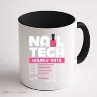 Nail Polish Manicurist Pedicurist Nail Artists Nail Tech Coffee Mug thumb 1