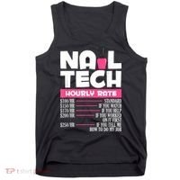 Nail Polish Manicurist Pedicurist Nail Artists Nail Tech Tank Top thumb 0