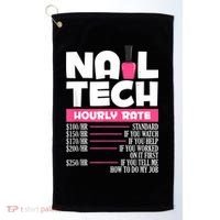 Nail Polish Manicurist Pedicurist Nail Artists Nail Tech Golf Towel thumb 0