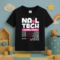 Nail Polish Manicurist Pedicurist Nail Artists Nail Tech Toddler T-Shirt thumb 3
