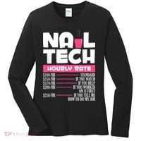 Nail Polish Manicurist Pedicurist Nail Artists Nail Tech Women's Long Sleeve Shirt thumb 0