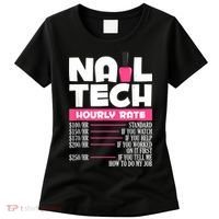 Nail Polish Manicurist Pedicurist Nail Artists Nail Tech Women's T-Shirt thumb 0