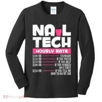 Nail Polish Manicurist Pedicurist Nail Artists Nail Tech Kids Long Sleeve Shirt thumb 0