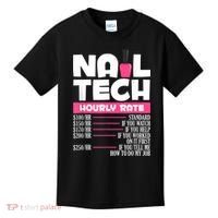 Nail Polish Manicurist Pedicurist Nail Artists Nail Tech Kids T-Shirt thumb 0