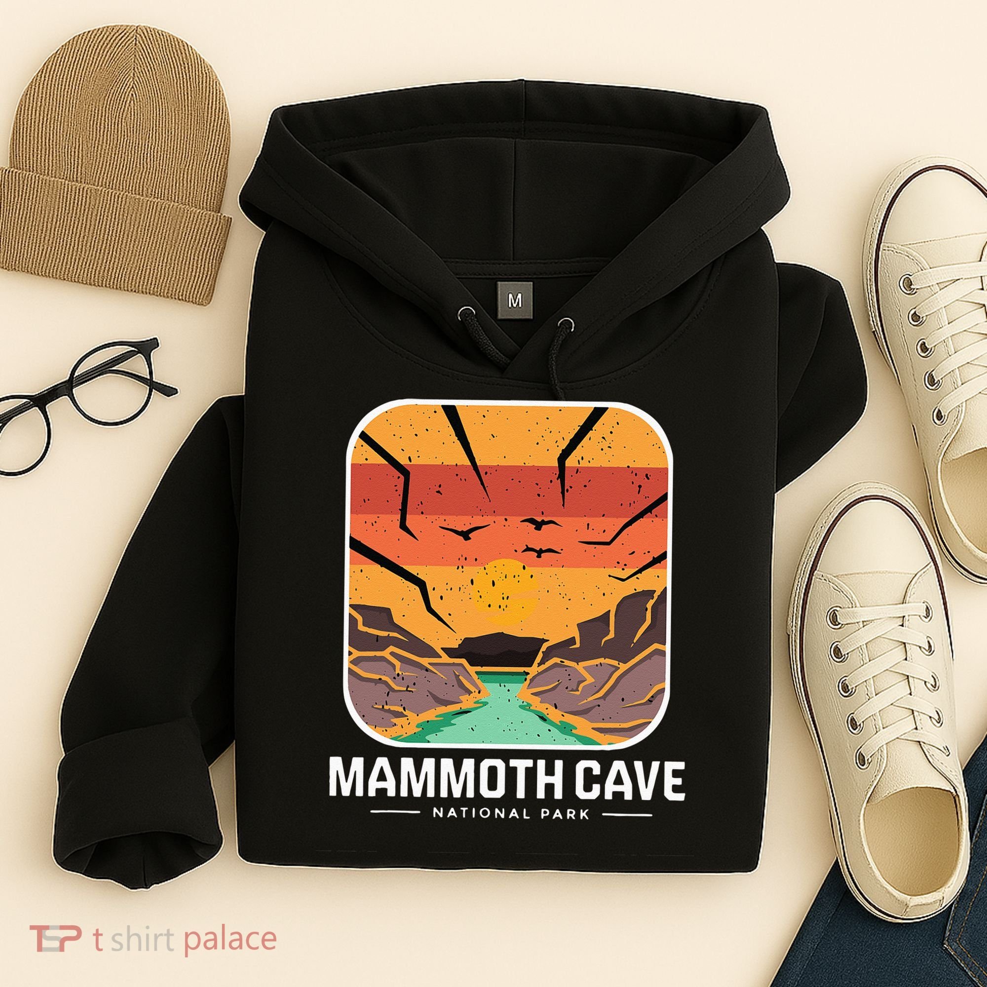 National Park Mammoth Cave Kentucky Souvenir Cave Hike Hoodie
