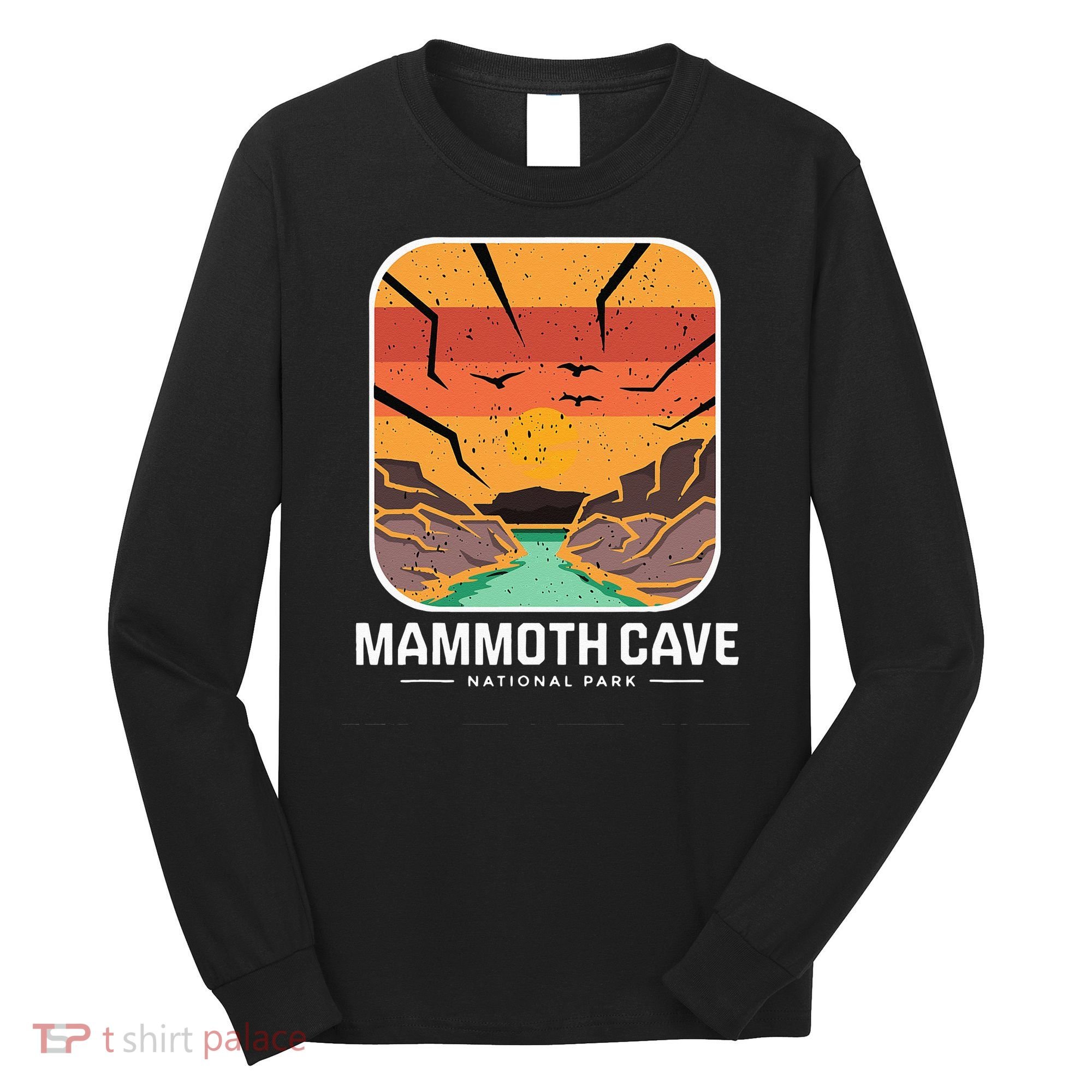 National Park Mammoth Cave Kentucky Souvenir Cave Hike Long Sleeve Shirt