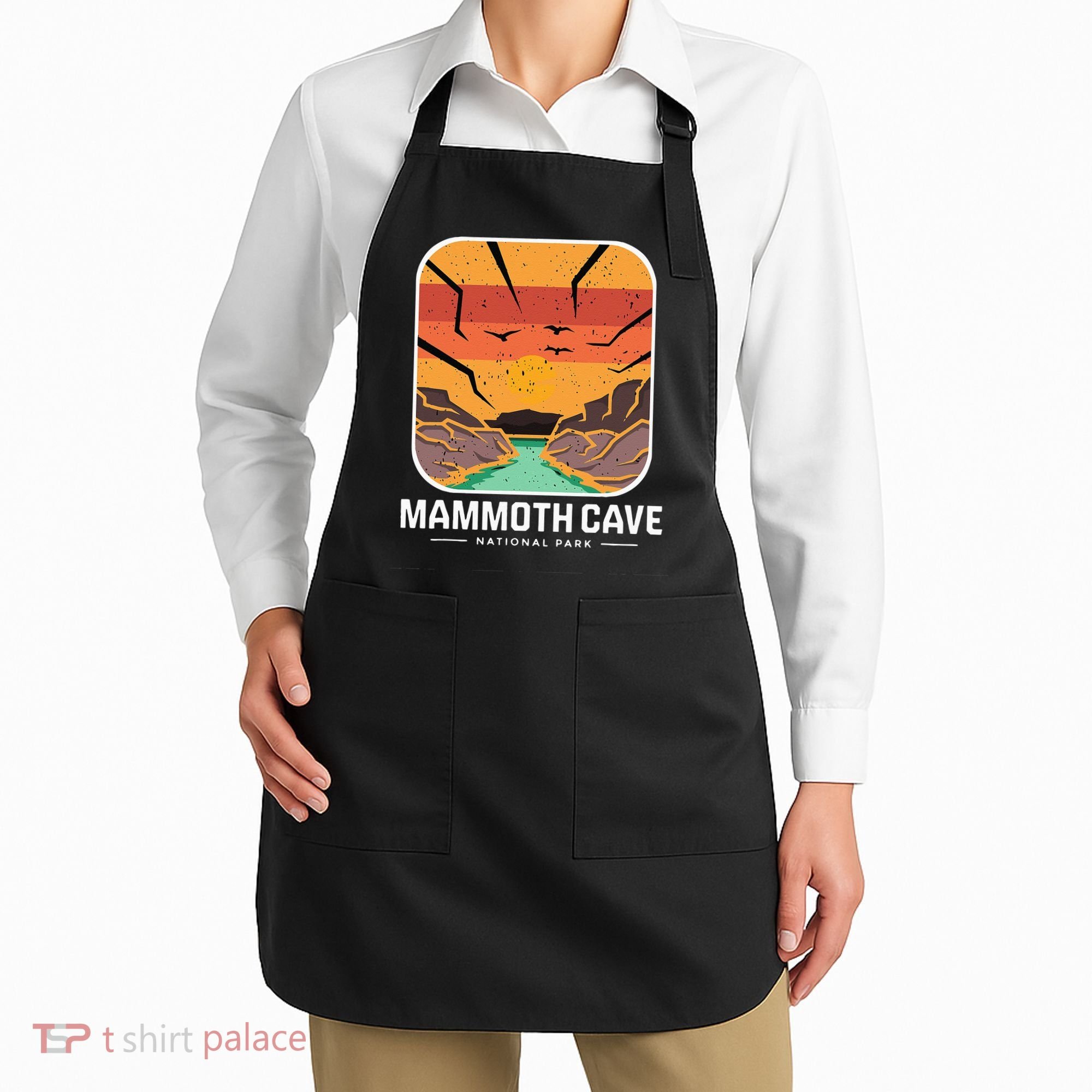 National Park Mammoth Cave Kentucky Souvenir Cave Hike Apron