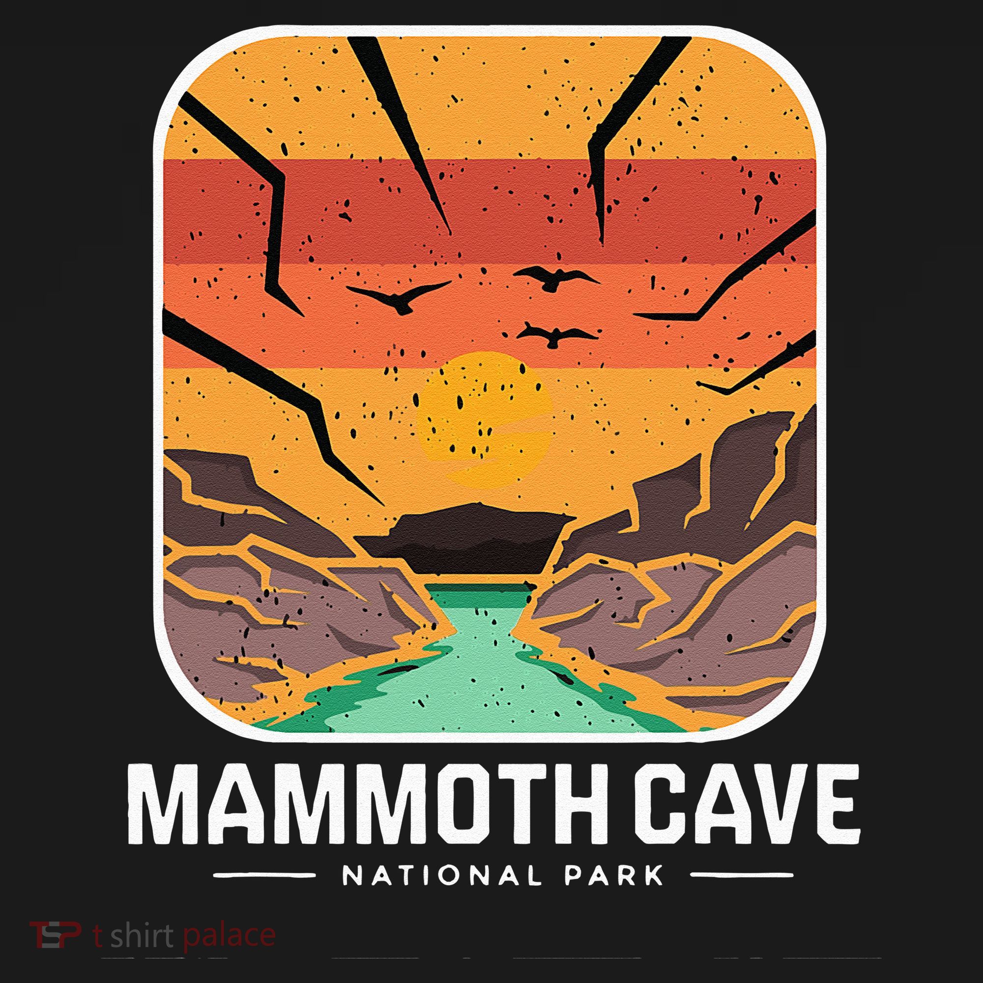 National Park Mammoth Cave Kentucky Souvenir Cave Hike T-Shirt