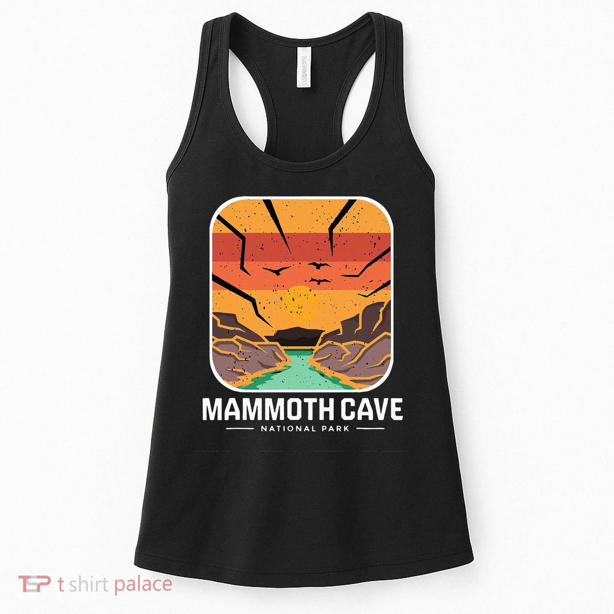 National Park Mammoth Cave Kentucky Souvenir Cave Hike Women's Tank Top