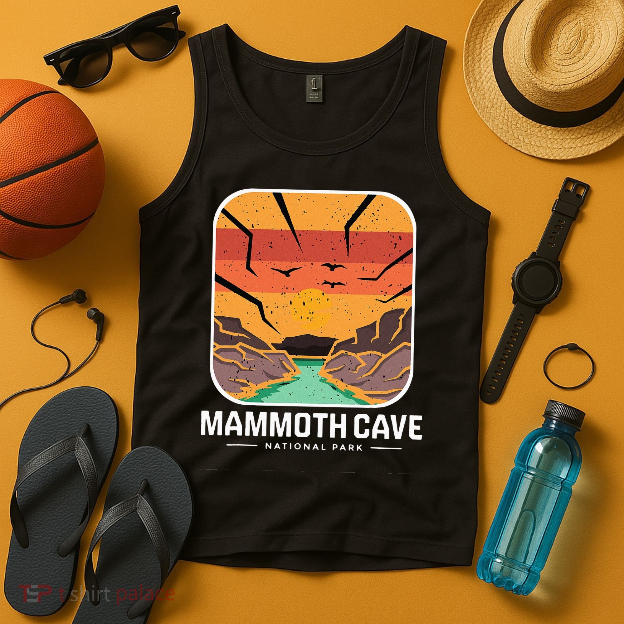 National Park Mammoth Cave Kentucky Souvenir Cave Hike Tank Top