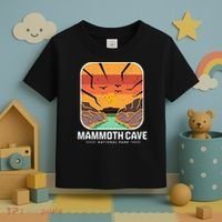 National Park Mammoth Cave Kentucky Souvenir Cave Hike Toddler T-Shirt thumb 3