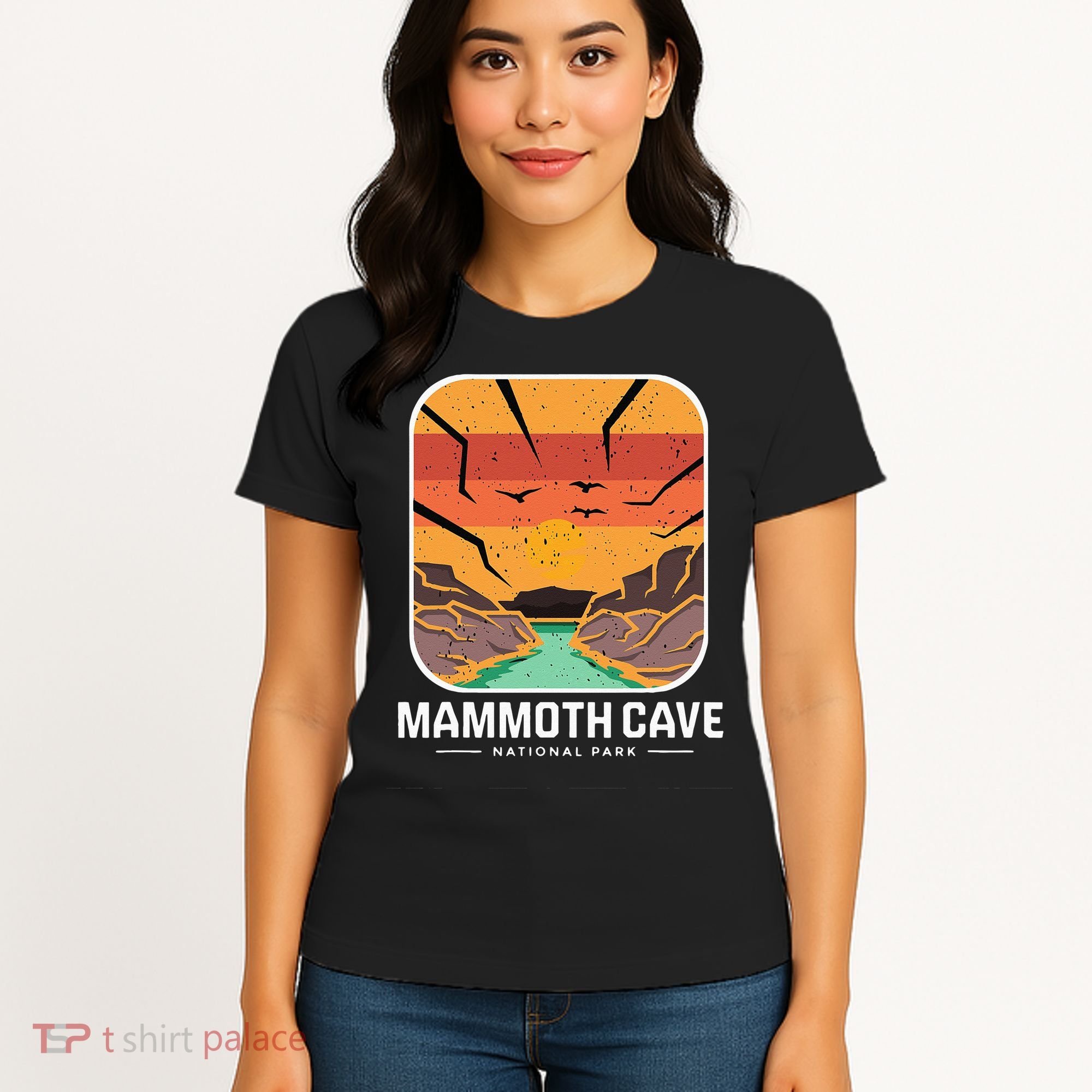 National Park Mammoth Cave Kentucky Souvenir Cave Hike Women's T-Shirt
