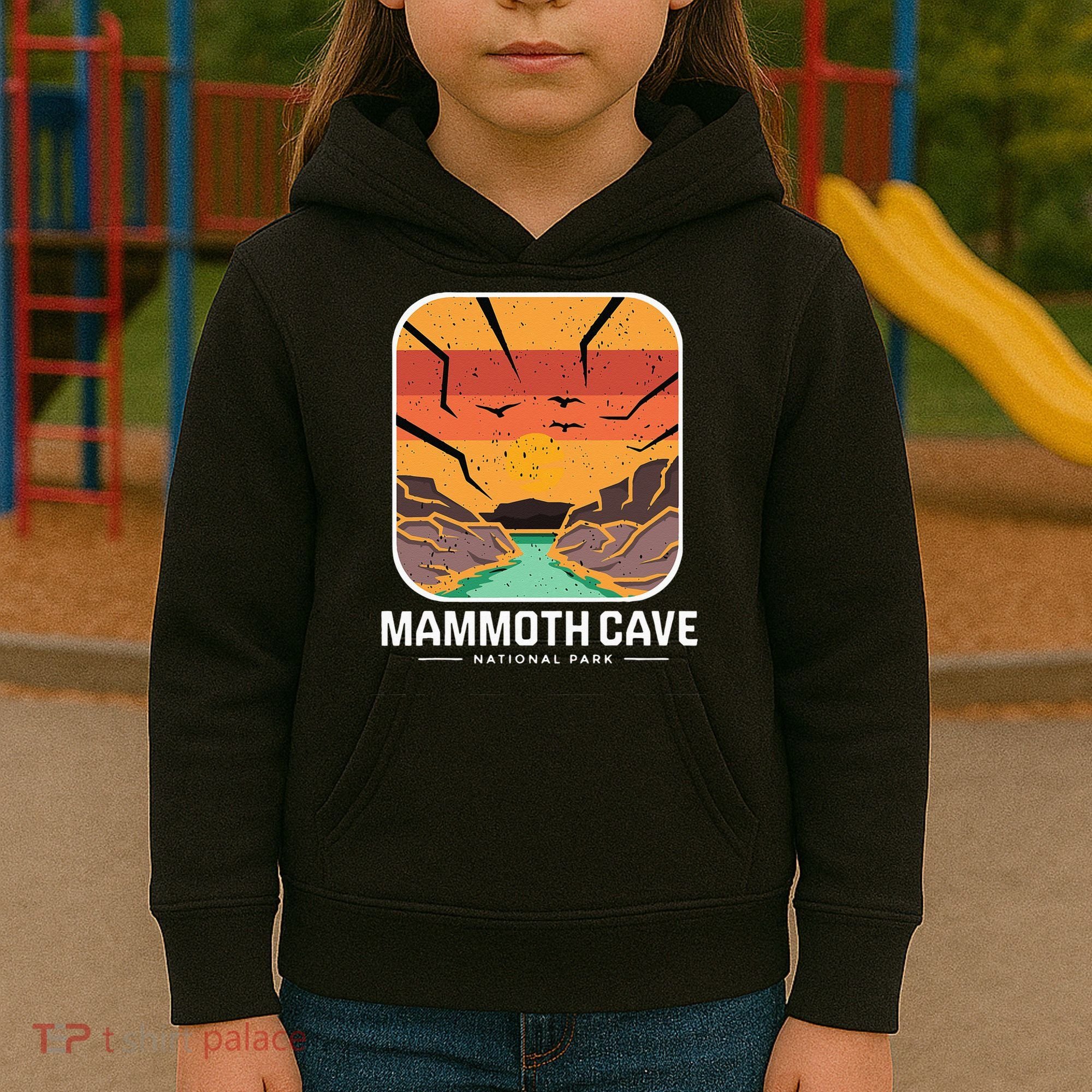 National Park Mammoth Cave Kentucky Souvenir Cave Hike Kids Hoodie