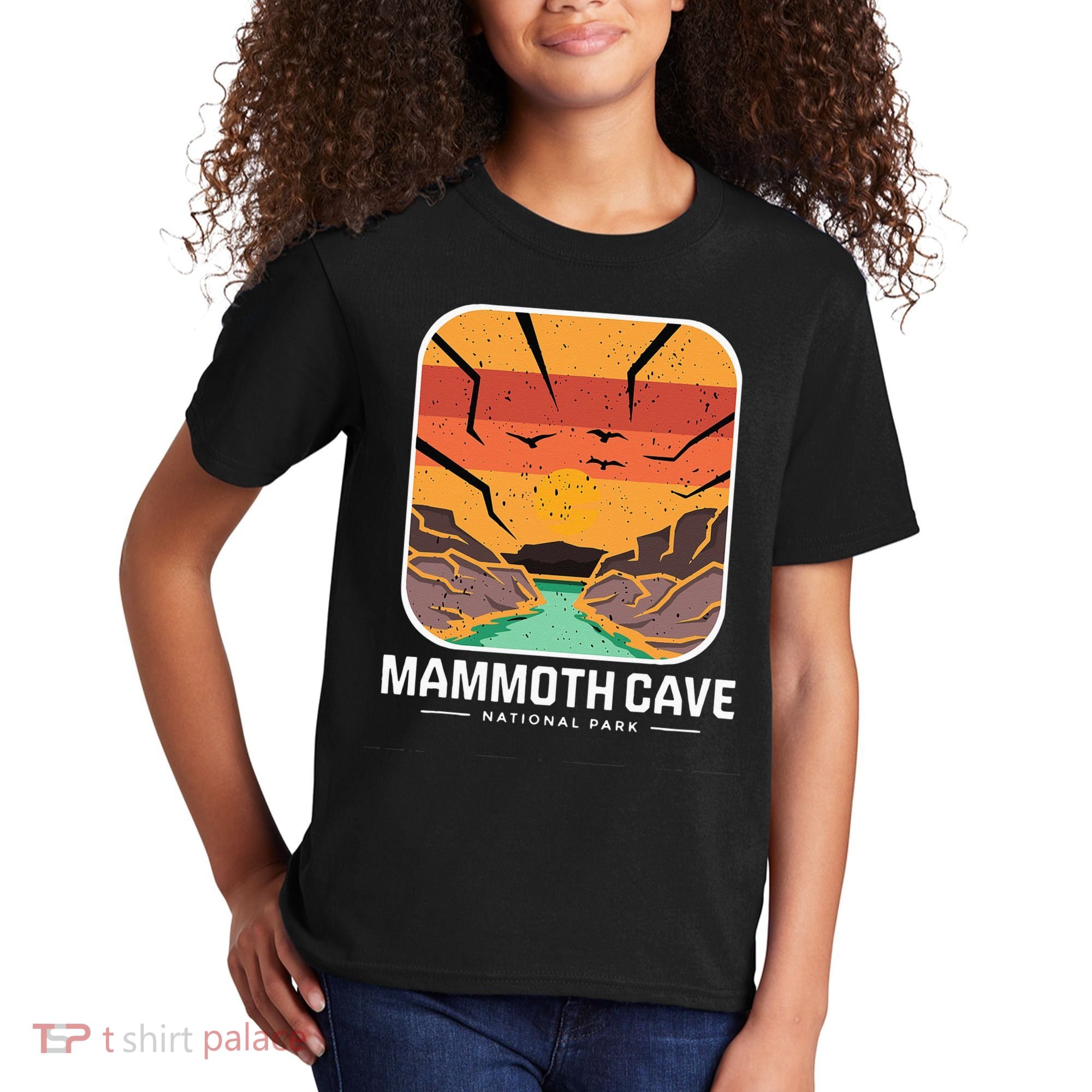 National Park Mammoth Cave Kentucky Souvenir Cave Hike Kids T-Shirt