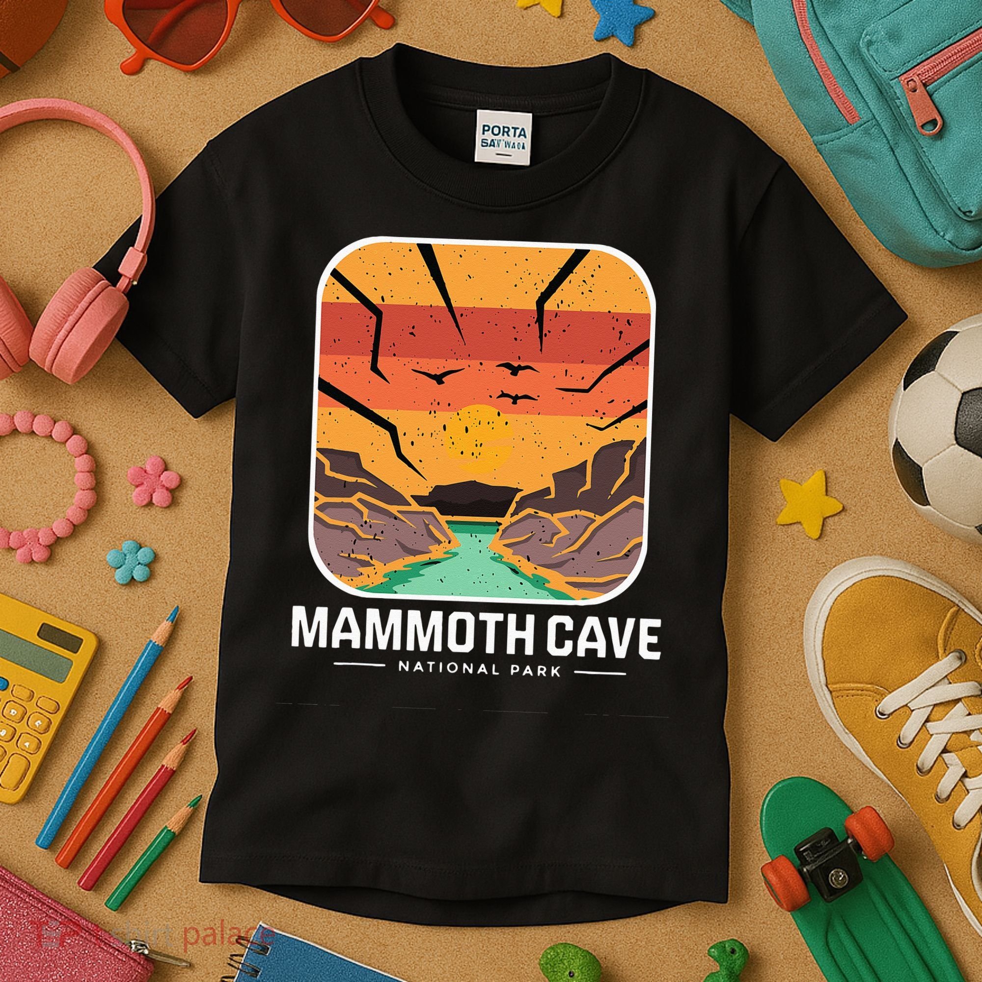 National Park Mammoth Cave Kentucky Souvenir Cave Hike Kids T-Shirt