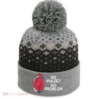 No Pulse No Problem Heartmate Lvad Heart Cvicu The Baniff Cuffed Pom Beanie thumb 0