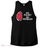 No Pulse No Problem Heartmate Lvad Heart Cvicu Ladies PosiCharge Tri-Blend Wicking Tank thumb 0