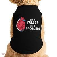 No Pulse No Problem Heartmate Lvad Heart Cvicu Doggie Tank thumb 0