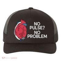 No Pulse No Problem Heartmate Lvad Heart Cvicu Yupoong Adult 5-Panel Trucker Hat thumb 0