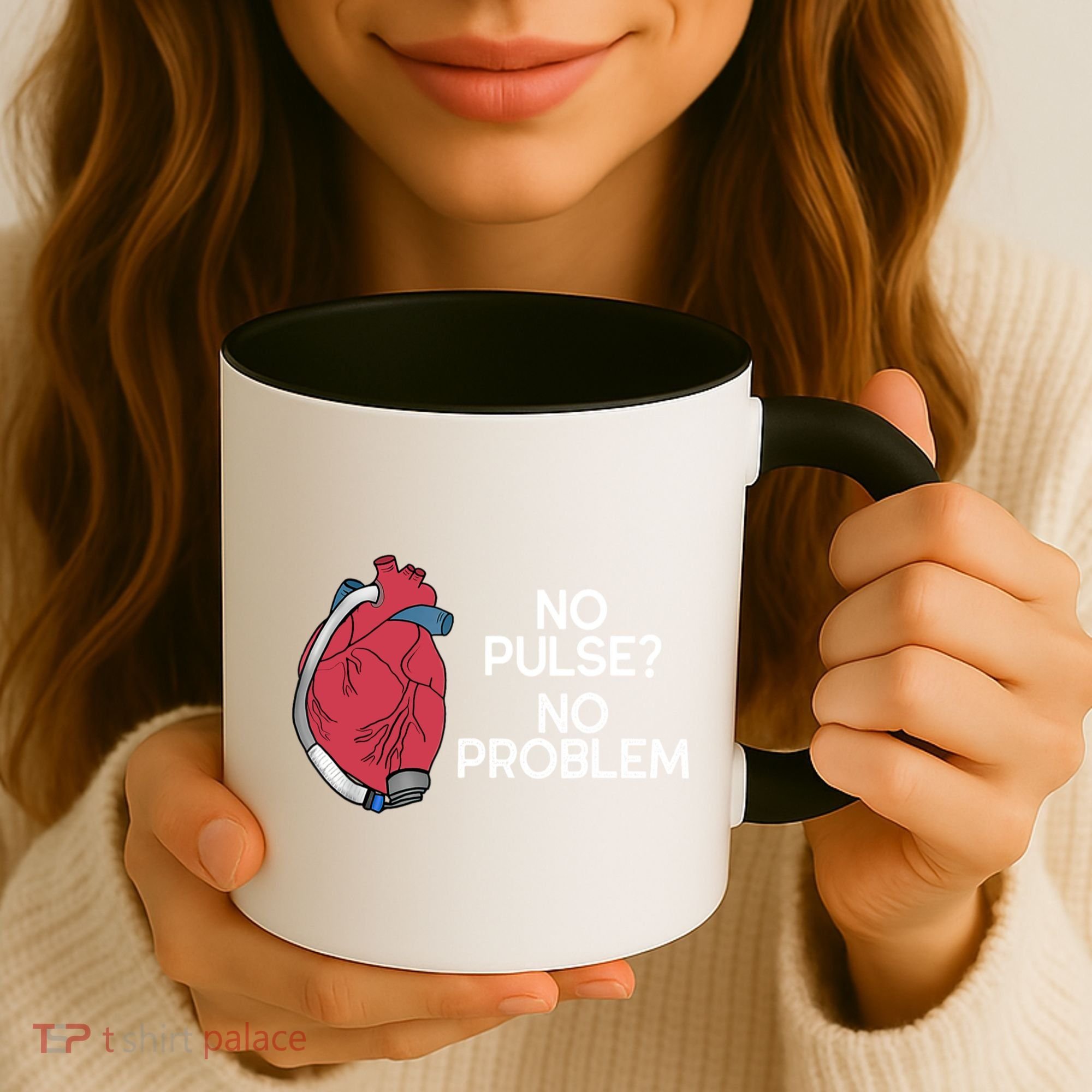 No Pulse No Problem Heartmate Lvad Heart Cvicu Coffee Mug