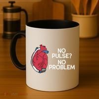 No Pulse No Problem Heartmate Lvad Heart Cvicu Coffee Mug thumb 4