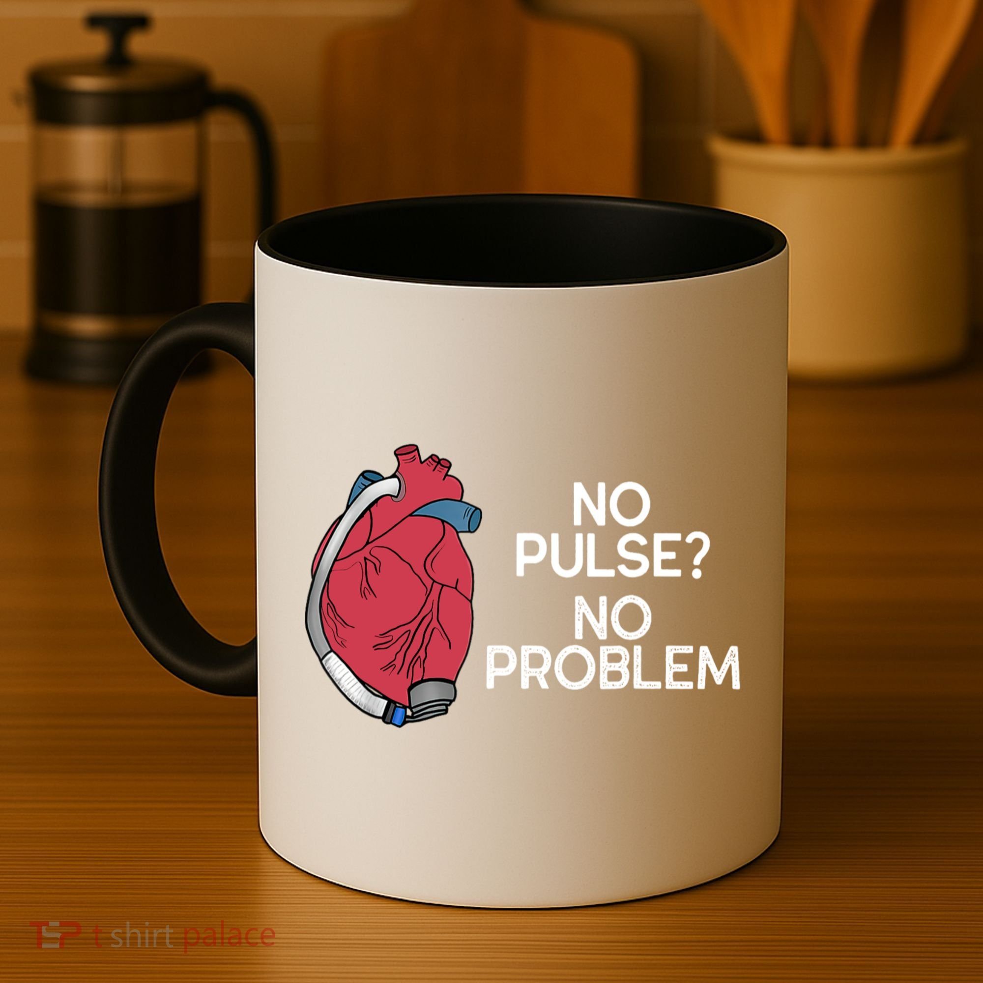 No Pulse No Problem Heartmate Lvad Heart Cvicu Coffee Mug