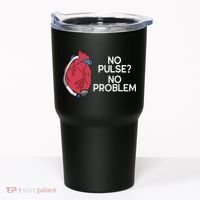 No Pulse No Problem Heartmate Lvad Heart Cvicu Tumbler thumb 0