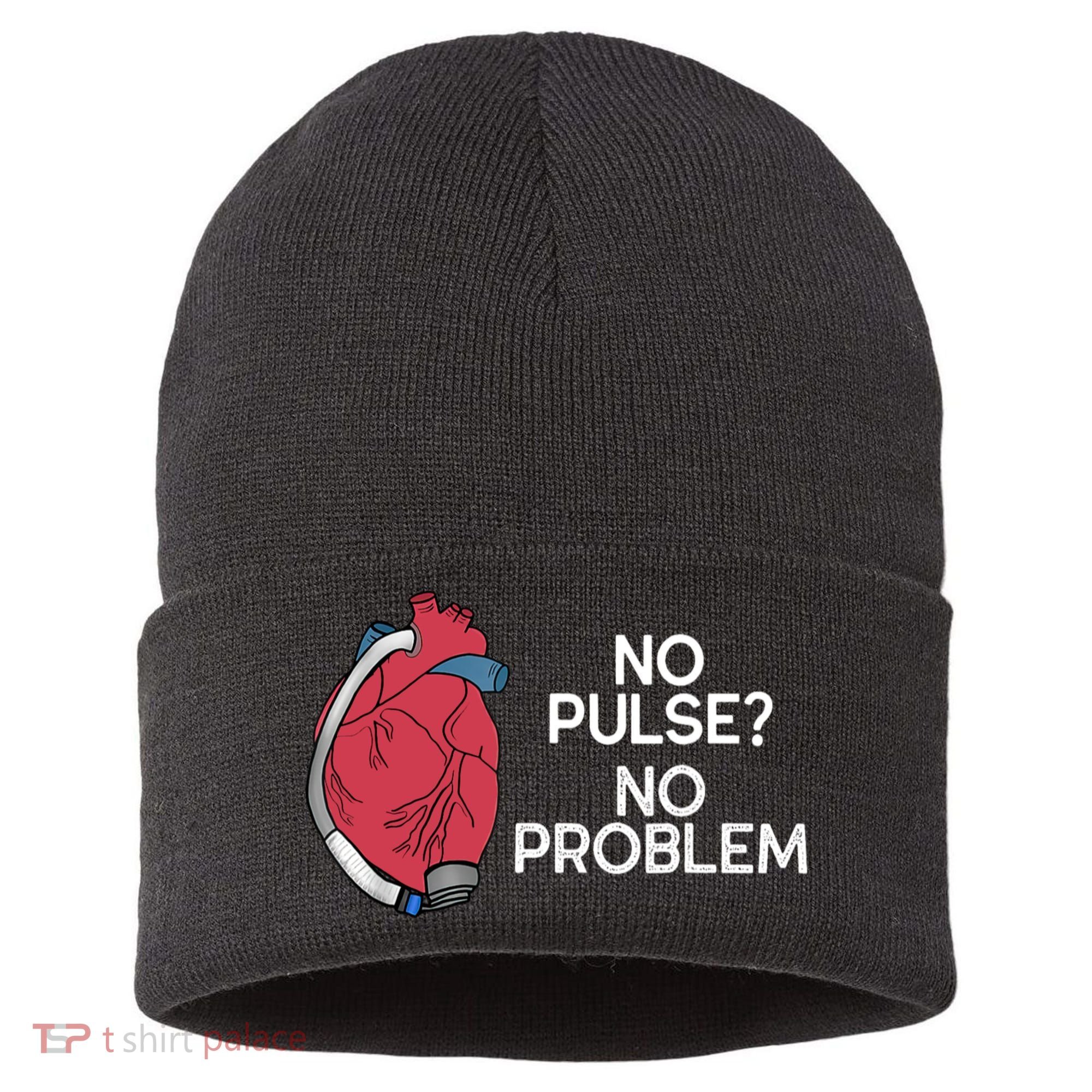 No Pulse No Problem Heartmate Lvad Heart Cvicu Sustainable Knit Beanie