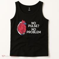 No Pulse No Problem Heartmate Lvad Heart Cvicu Tank Top thumb 2