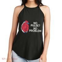 No Pulse No Problem Heartmate Lvad Heart Cvicu Women's Perfect Tri Rocker Tank thumb 2
