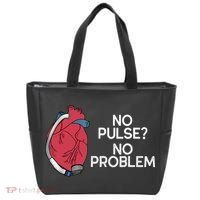 No Pulse No Problem Heartmate Lvad Heart Cvicu Tote Bag thumb 0