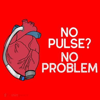 No Pulse No Problem Heartmate Lvad Heart Cvicu Santa Hat