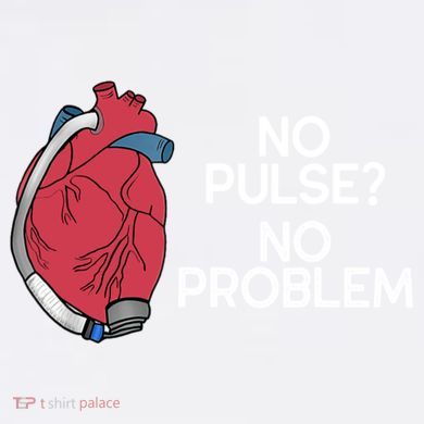 No Pulse No Problem Heartmate Lvad Heart Cvicu Garment-Dyed Sweatshirt