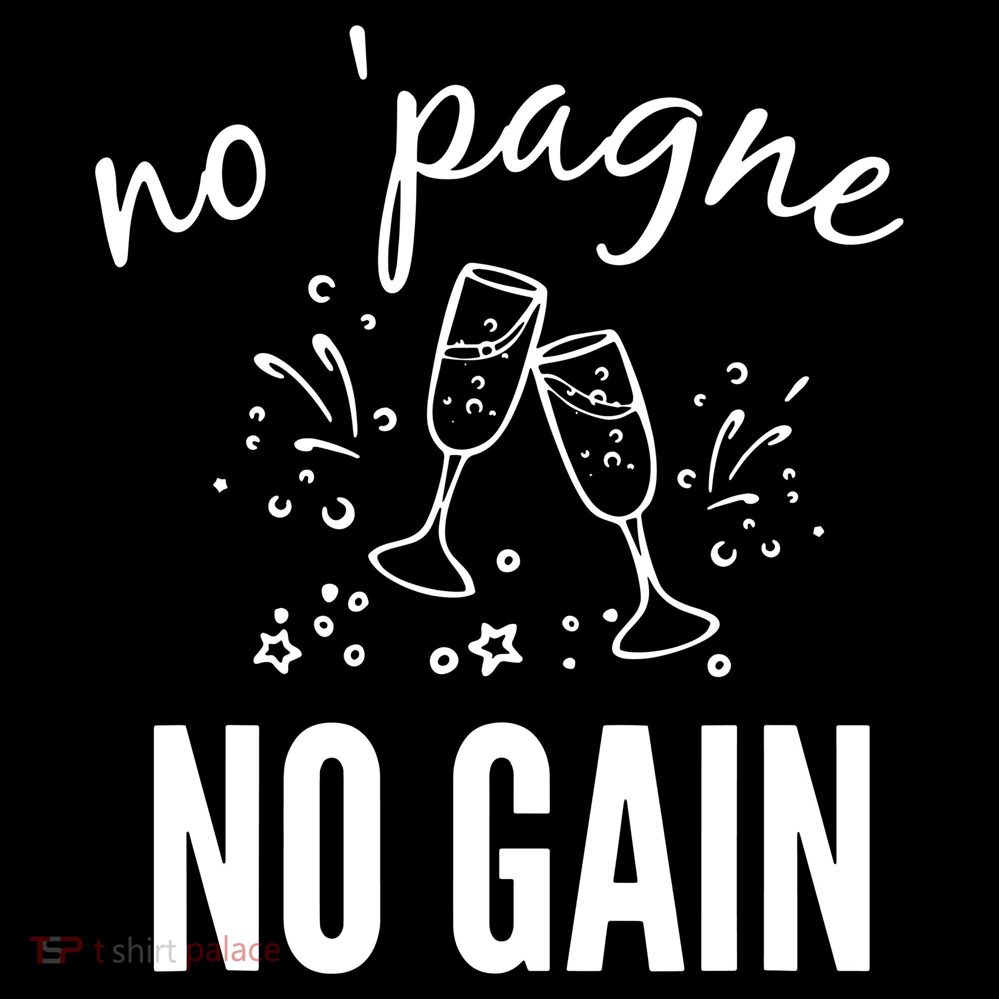 No Pagne No Gain Women's Hoodie