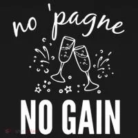 No Pagne No Gain Women's Hoodie thumb 2